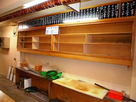 至る処にお寿司屋さんの面影が