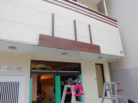 次に外部面の木下地を施工していきます
